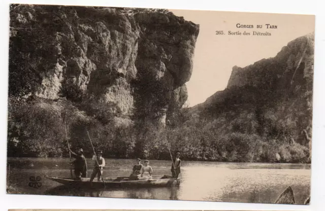 gorges du tarn , sortie des détroits