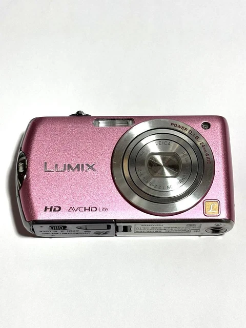 PANASONIC DMC-FX70 PINK Compact Digital Camera Used Tested