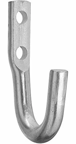 National N220-574 2" Zinc Plated Medium Tie Down Tarp & Rope Fastening Hooks