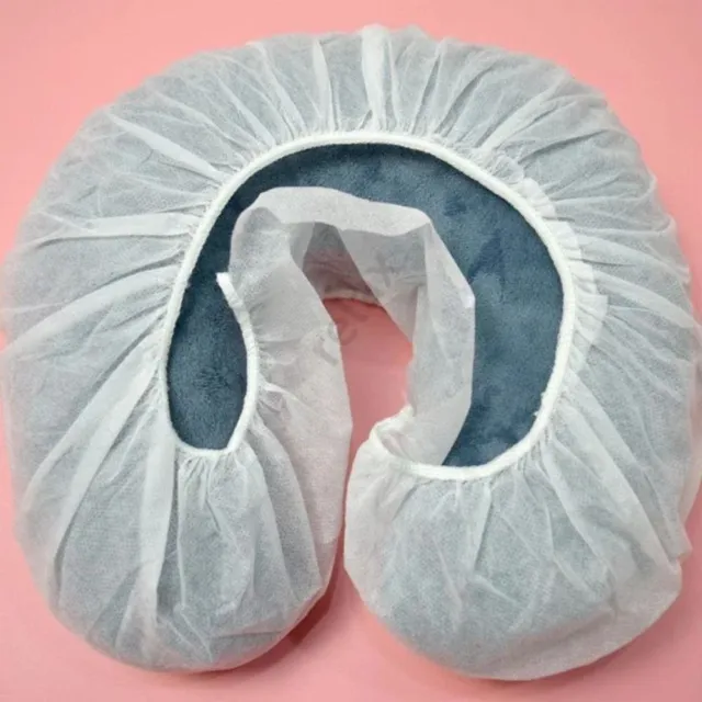 White Disposable Pillowcase Headrest Pillow  Beauty Spa Salon Bed