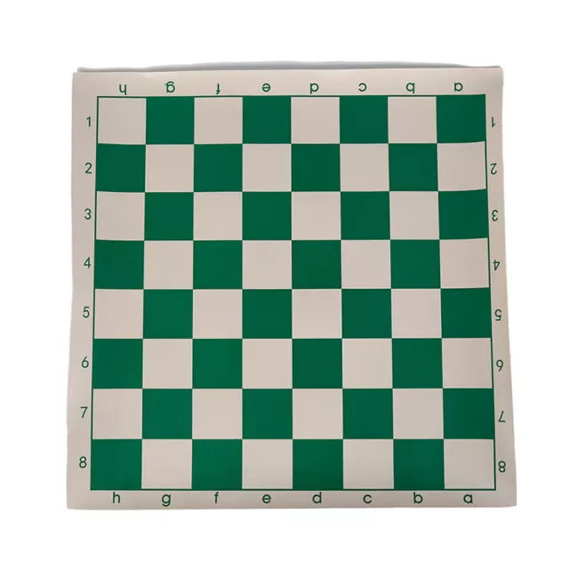 34.5cm x 34.5cm chess board for children's educational games green white col RO