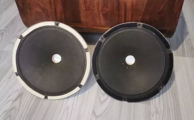 Pair of Tesla KC132 AlNi 11" 27cm Phenolic spider speakers for KLANGFILM project