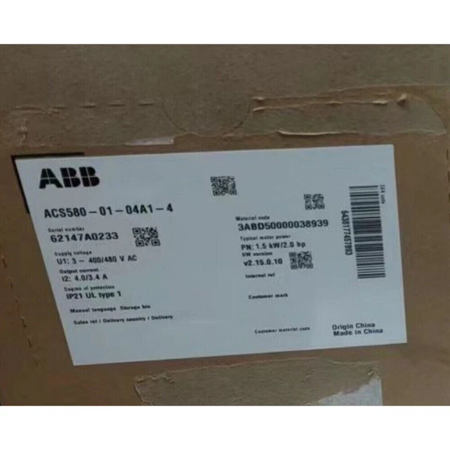 Variateur De Fréquence ABB ACS180-04N-17A0-4 - NEUF D'origine - En Stock - Livraison Rapide !