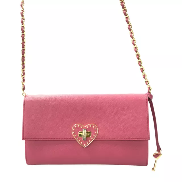 Prada shoulder wallet bag crossbody for women Pink