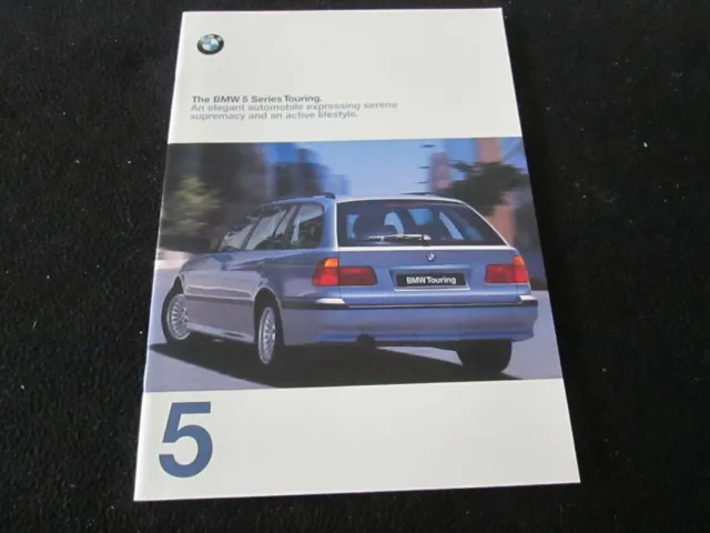 1998 1999 BMW 528i 540i T Wagon Brochure 5 Series Touring E39 UK Sales Catalog