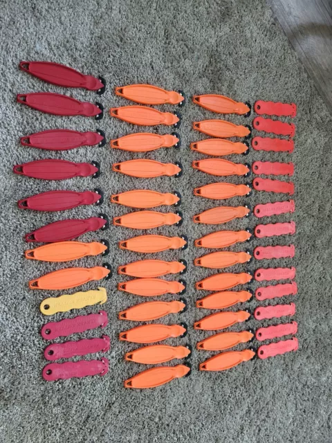 Klever Koncept Safety Cutters, Assorted Colors, Pack Of 51 Used