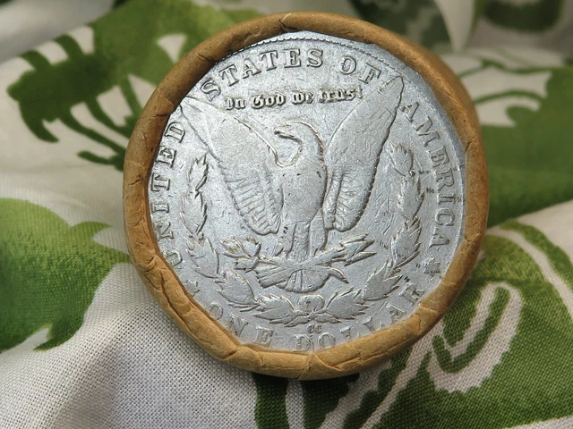20 Coin Morgan Silver Dollar Roll CC END / CC END # L @ii7 20 Coin Morgan Silver Dollar Roll CC END / CC END # L @ii7