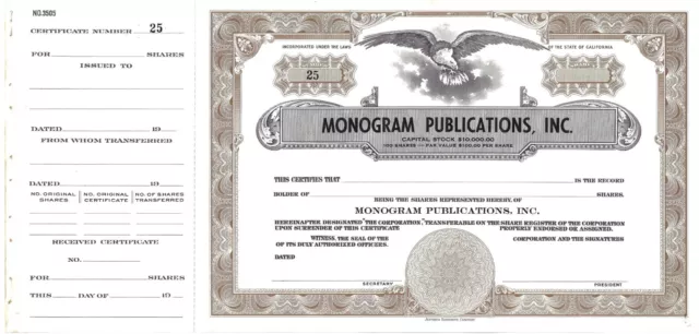 Monogram Publications, Inc. - US Verlagshaus der 60er Jahre