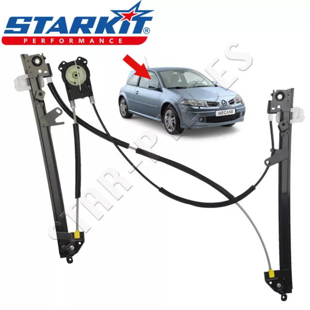 Mécanisme lève-vitre électrique avant droit RENAULT MEGANE 2 II COUPE 3P 02-09