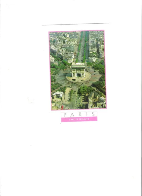 carte postale / PARIS / l'Arc de Triomphe place de l'Etoile