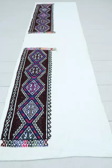 Anatolia Turkish Kilim Runner, Carpet Runner, Hallway Long Corridor Rug 25"X83"