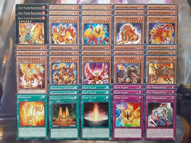 YUGIOH HAZY FLAME Deck 43 Cards Basiltrice Sphinx Fire Budget Tournament  Ready $19.99 - PicClick