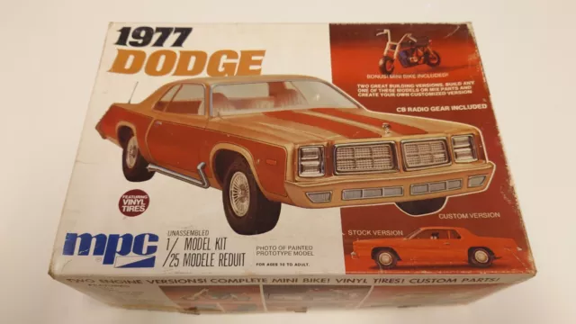 Mpc 1977 Dodge Monaco Anpassungskit - Massstab 1/25 Modellsatz Sammlung Set