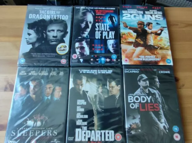 DVD bundle - 6 x Brand New and Sealed - Various Titles