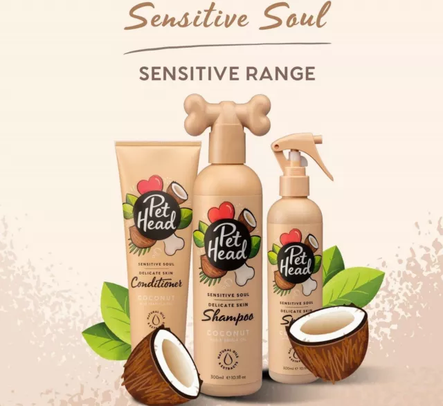 SENSITIVE SOUL - (shampoo / conditioner / spray) - Pet Head Dog bp Delicate Skin