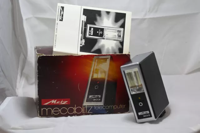 Flash /Speedlight Metz Mecablitz 303 per Fotocamere Analogiche  con Slitta