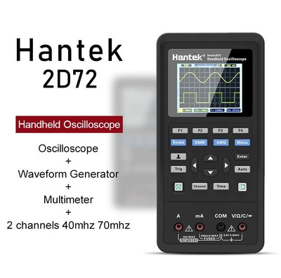 25M Generatore di segnale MULTIMETRO Oscilloscopio PALMARE HANTEK 2D42 2CH 40MHz 