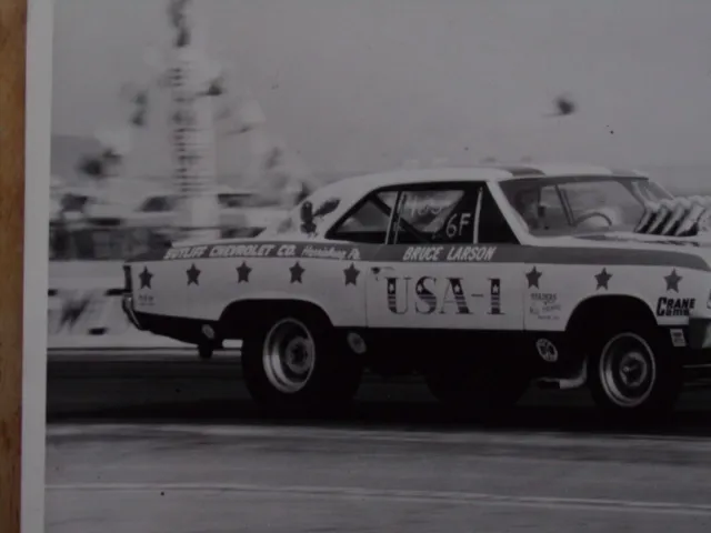 VINTAGE DRAG RACING-BRUCE Larson's USA-1966 A/FX Chevelle-SMOKERS ...
