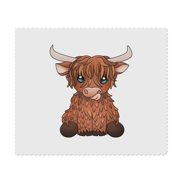 2 x 'Vache Montagnes' Chiffons de nettoyage pour lentilles (LC00018920)