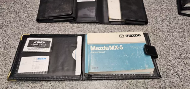 MAZDA MX5 MK2 1998 to 2005 - USED OWNERS HAND BOOK / MANUAL / HANDBOOK + WALLET 3
