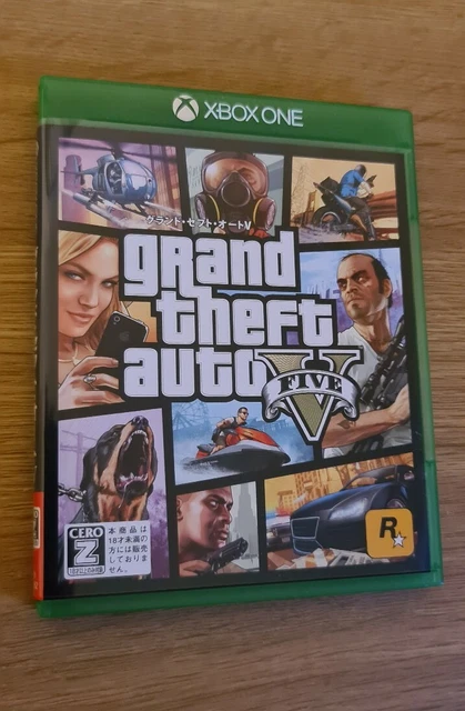 GRAND THEFT AUTO V GTA 5 - Xbox One - Japanese - NTSC-J Ultra Rare EUR ...