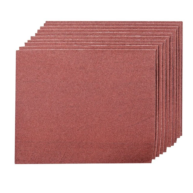 Silverline Carta per Smerigliatura Fogli 10pk 80 Sabbia 969749