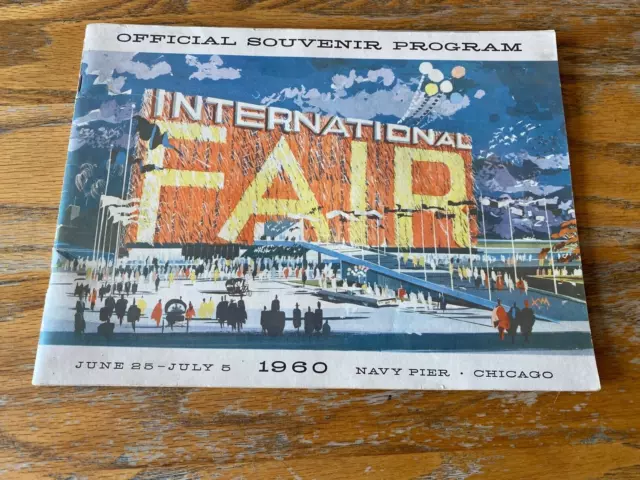 Official Souvenir Program International Fair Chicago 1960