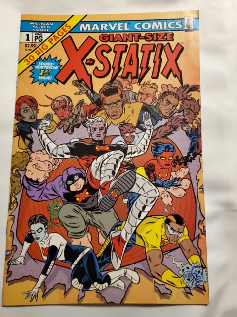 X-Statix #1 (Sep 2002 Marvel) [Giant-Size Issue] Peter Milligan Michael Allred p