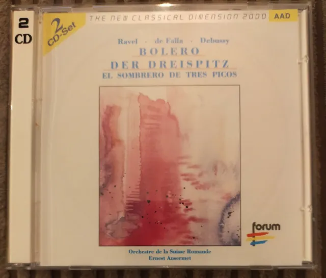 Bolero Der Dreispitz  Ravel Debussy Double CD