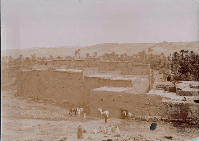 Tirage Ancien Avignon – Porte De Ville, Tirage Albuminé Original Circa 1890