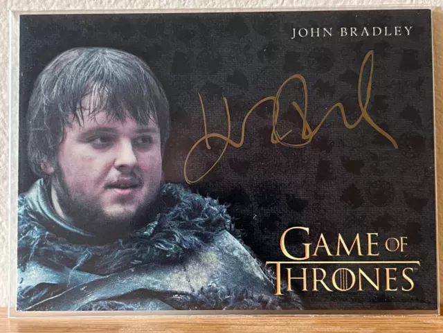 Game Of Thrones Autograph Card: John Bradley (Samwell Tarly) Valyrian Steel