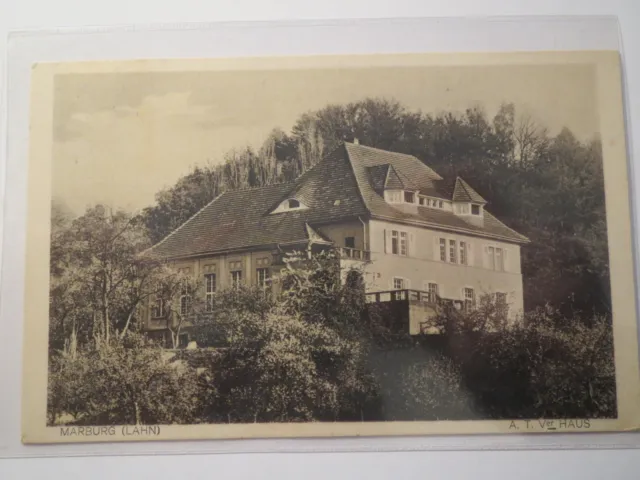 ATV Marburg - Haus - 1927 - Akademische Turnverbindung / Karte - Studentika