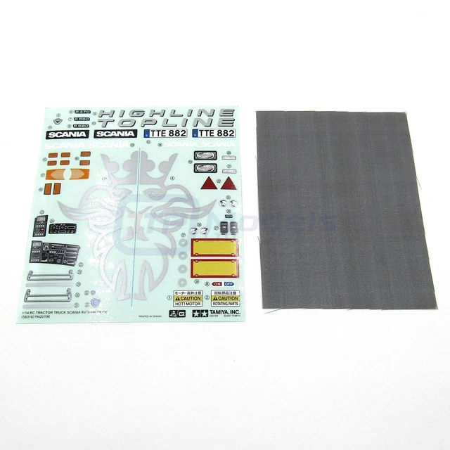 TAMIYA 1/14 RC Camion Scania R470/620 Parti K 1 E 4 EUR 3,50 - IT