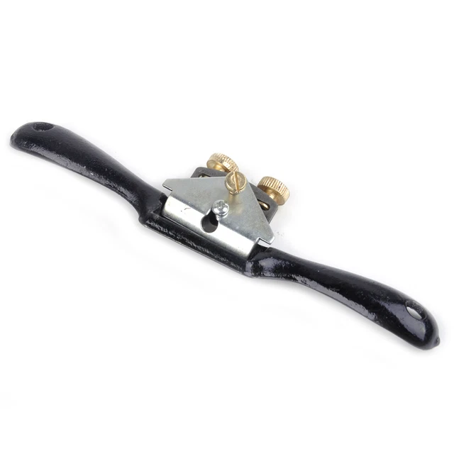 9" Furniture Metal Blade Wood Spoke Shave Manual Plane Hand Tool