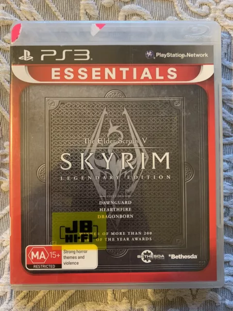 Elder Scrolls V Skyrim Legendary Edition For The PS3 BRAND NEW  JB HIFI SEALED