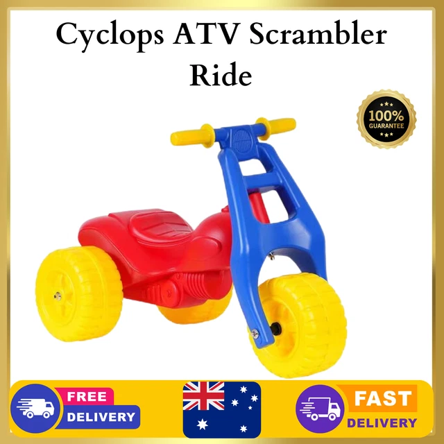 Cyclops ATV Push Kick Trike Toddler Kids 1-3y Ride-On Toys Push Trike Gift Idea