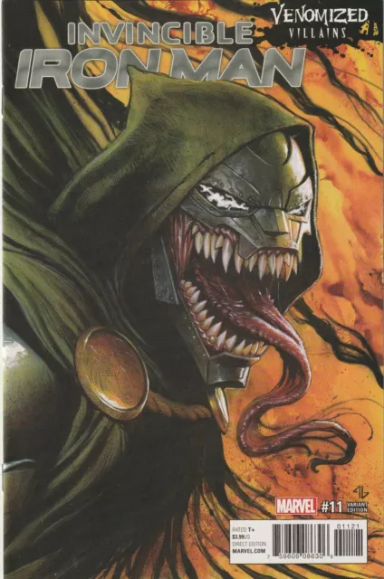 Invincible Iron Man # 11 Venomized Villains Variant Cover NM Marvel [O6]