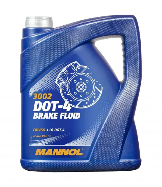 5L Bremsflüssigkeit Mannol 3002 Brake Fluid DOT 4
