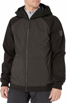 M Billabong Billabong Downhill Softshell Ferro Stiro Grigio Snowboard Giacca Morbida 