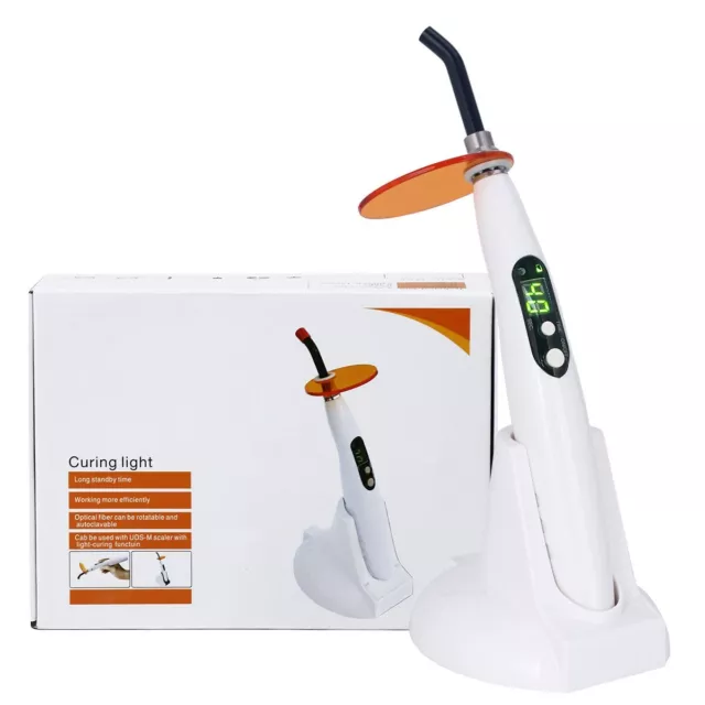 Dental Cordless LED Curing Light Lamp High Curing