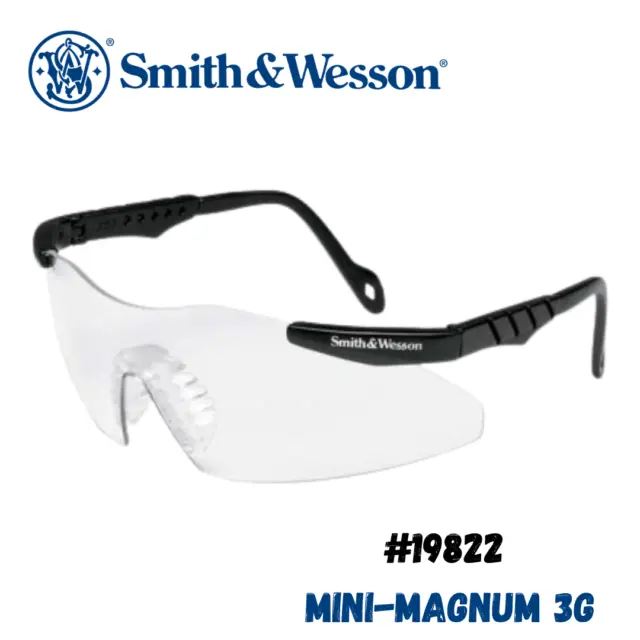 Smith & Wesson Magnum Mini 3G Safety Glasses (#19822) - Clear Lens