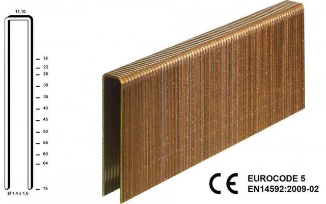 Alsafix Klammer Z-50 verzinkt 12µ CE