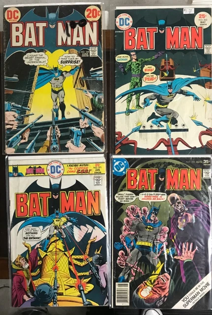BATMAN: 249, 263, 271, 290 Various Conditions Good