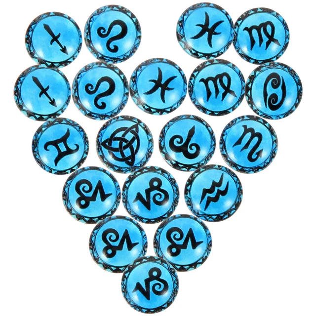 100 Stück Sternbild-Patches zum Selbermachen, flacher Sternbild-Patch,