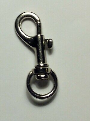 Swivel Eye Bolt Snap Hook Nickel Plated (1 3/4 Inches X 5/8 Inch) 10-pack