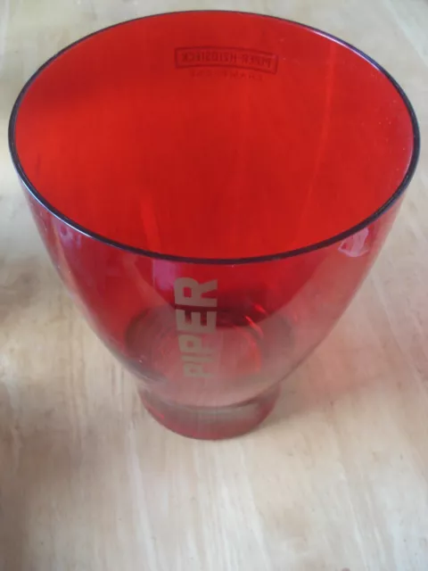 Vntage Seau à Champagne Pper Hedseck Desgn Jame Hayon Rouge