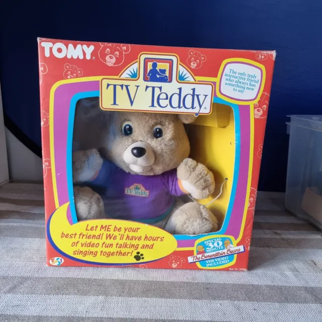 Vintage Tomy TV Teddy verpackt Berenstain Bären