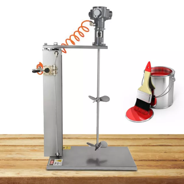 50 Gallon Automatic Pneumatic Mixer With Stand Paint Coating Mix Tool 40L-100L