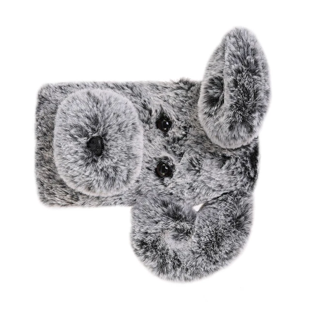 Coque pour téléphone à motifs en peluche douce Mignon Mode Hiver Garder 3