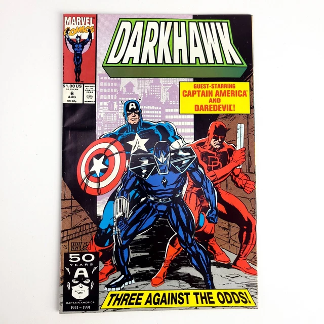 Marvel Comics DARKHAWK Vol. 1 No. 6 Aug  1991 Comic